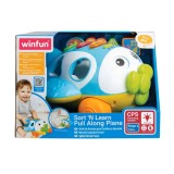  ИНТЕРАКТИВНА ИГРАЧКА ЗА ДЪРПАНЕ WINFUN  САМОЛЕТ С ДЕЙНОСТИ 