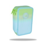 УЧЕНИЧЕСКИ НЕСЕСЕР COOLPACK GRADIENT MOJITO, 3 ЦИПА, ПЪЛЕН