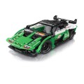 КОНСТРУКТОР СПОРТЕН АВТОМОБИЛ LAMBORGHINI CRAZY RACING GREEN SHADOW BULL