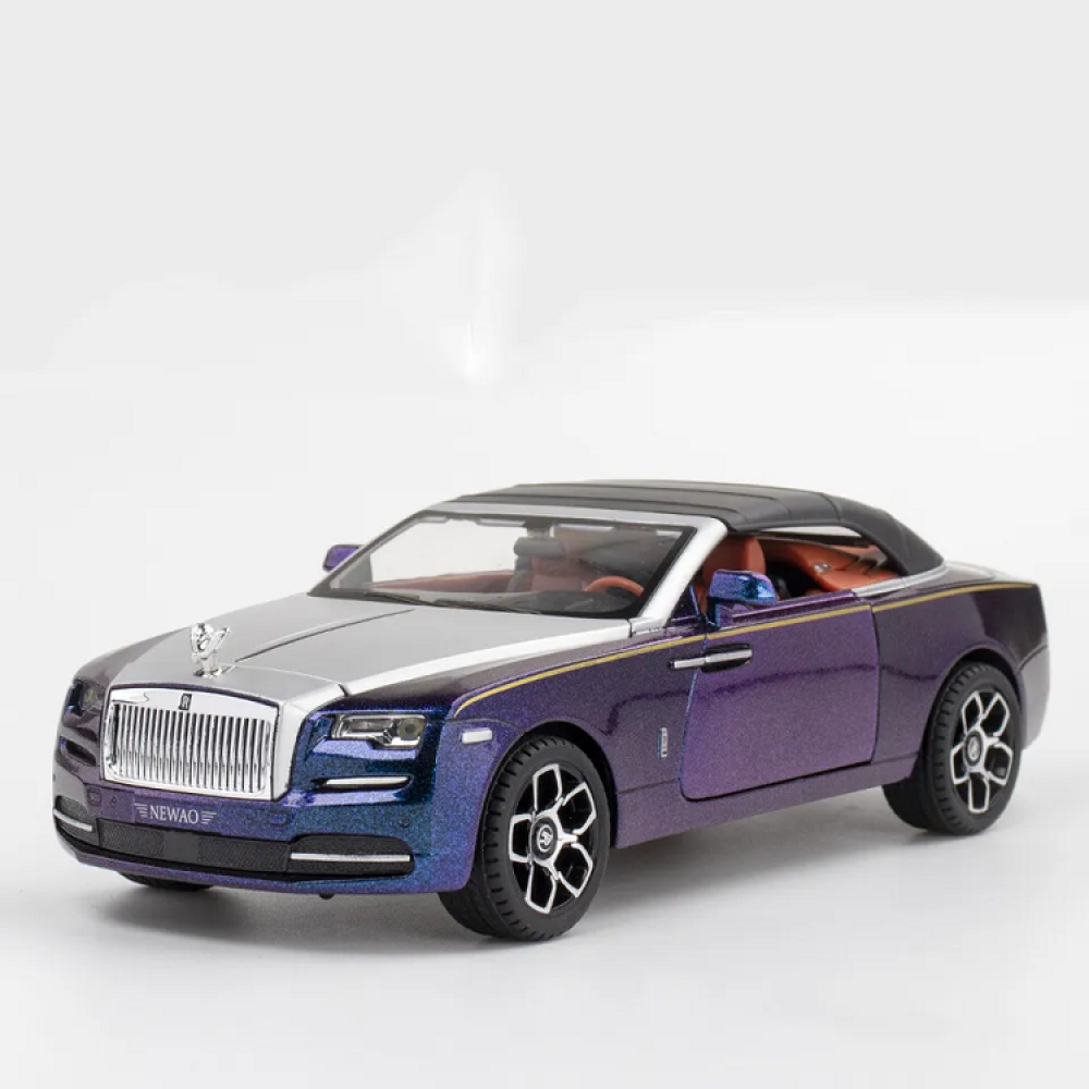 МЕТАЛНА КОЛА ROLLS-ROYSE 1:24 СЪС ЗВУК И СВЕТЛИНА