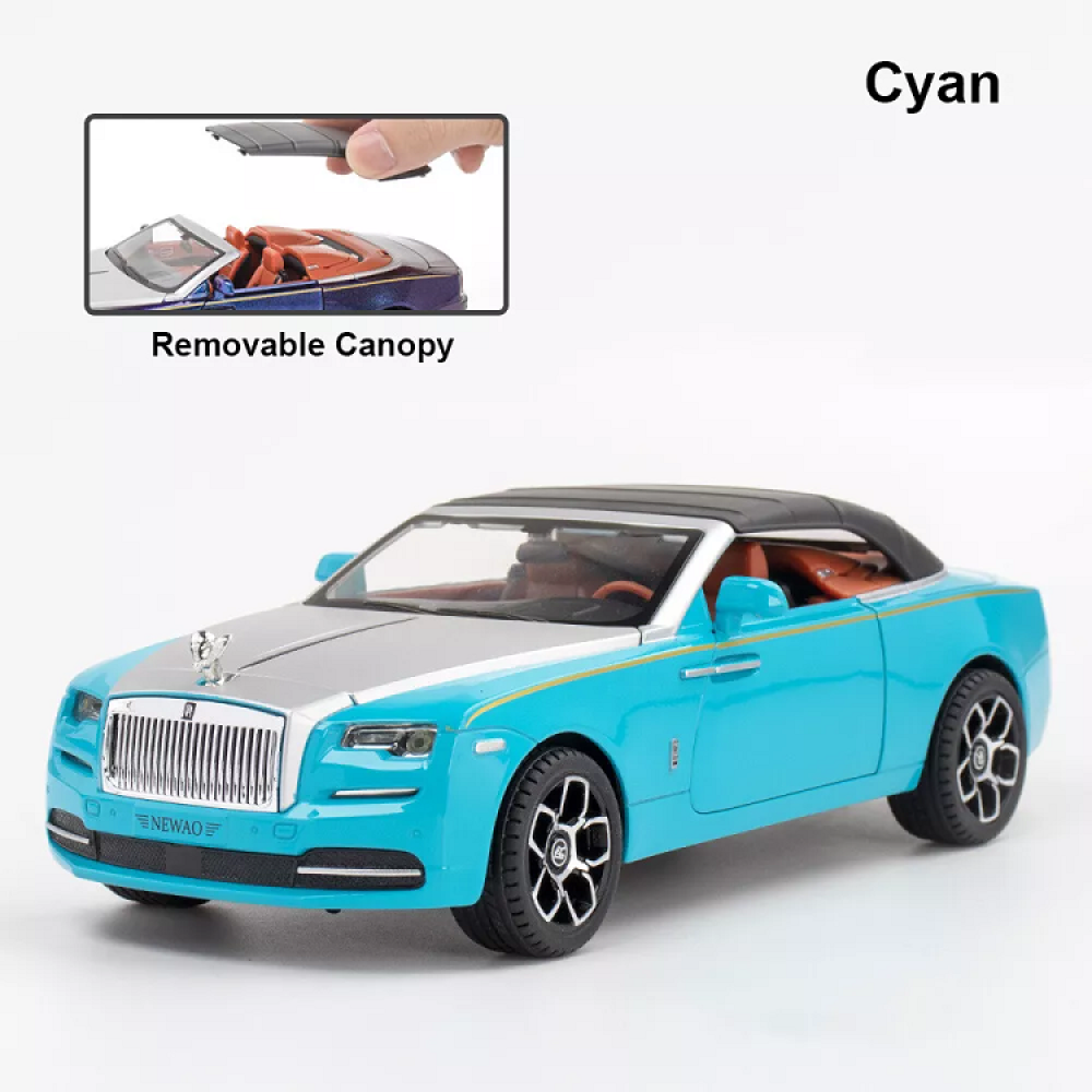 МЕТАЛНА КОЛА ROLLS-ROYSE 1:24 СЪС ЗВУК И СВЕТЛИНА
