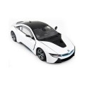 МЕТАЛНА КОЛА BMW i8 1:24 СЪС ЗВУК И СВЕТЛИНА 
