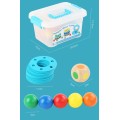 Rainbow Balls Tower - Игра с балансиране и подреждане