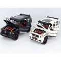 МЕТАЛНА КОЛА MERCEDES G CLASS BRABUS 1:24 СЪС ЗВУК, СВЕТЛИНА И ПУШЕК 